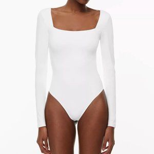 Aritzia Contour Squareneck Longsleeve Bodysuit